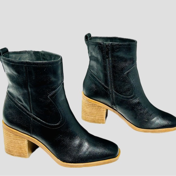 Zodiac Shoes - Zodiac Women Black & Brown 3in. Heel Boot Size 7 M